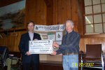 Provincial MLA presents funds